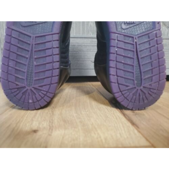 Air Jordan 1 Flight 4 Black Blue Purple Basketball Shoe Sneaker 8 W 828245-054 - Picture 6 of 9